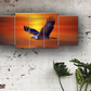 Leinwandmalerei || Adler || Sonnenuntergang || Tiere