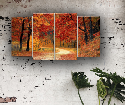 Stampa su tela || Quadri moderni || Paesaggio autunno