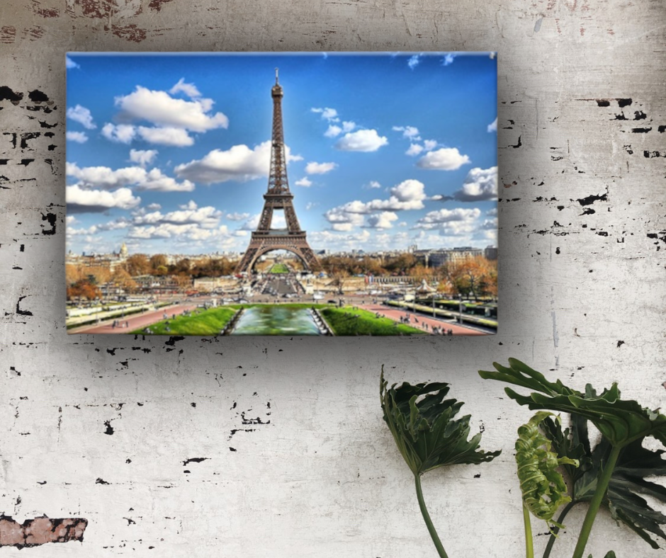 Tableau peinture Paris tour Eiffel • Peintures sur toile