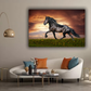 Stampa su tela || Cavallo Frisone || Quadri cavalli
