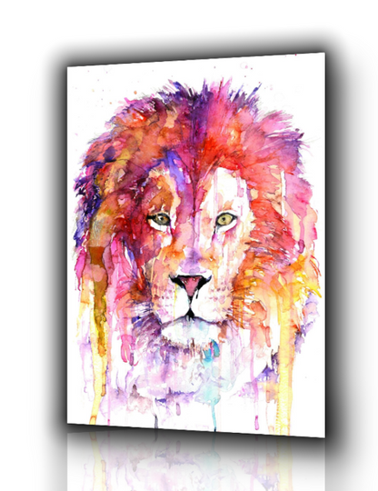 Quadri Leoni Moderni – Stampa su Tela Canvas per Arredo Elegante e Grintoso