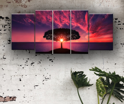 Quadro albero della vita || Quadri paesaggi, tramonti