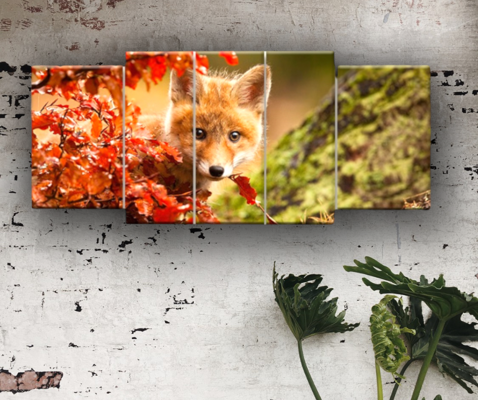 Peinture moderne || Renard || Animaux