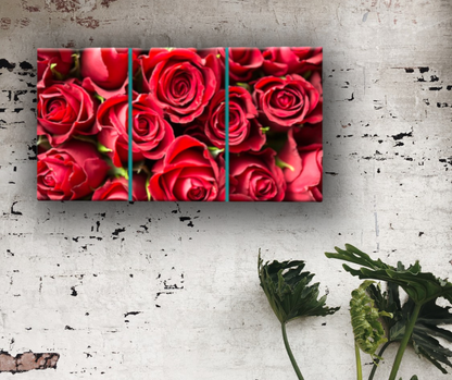 🌹 Quadro Rose Rosse – Regalo Romantico Originale per Occasioni Speciali