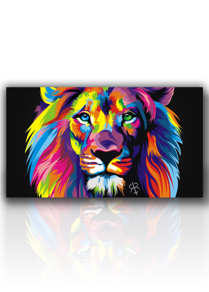 Quadri Leoni Moderni – Stampa su Tela Canvas per Arredo Elegante e Grintoso