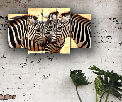 Tableaux modernes || Animaux || Cadre avec Zèbres