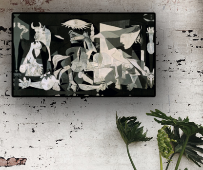 🎨 Quadro Guernica di Picasso – Stampa su Tela Moderna 120x70cm