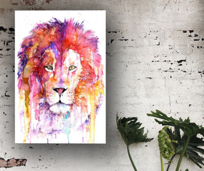 Quadri Leoni Moderni – Stampa su Tela Canvas per Arredo Elegante e Grintoso