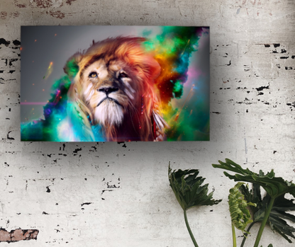 Quadri Leoni Moderni – Stampa su Tela Canvas per Arredo Elegante e Grintoso