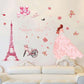 Wandtattoo für Kinder || Prinzessin || Paris