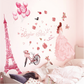 Wandtattoo für Kinder || Prinzessin || Paris