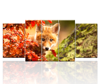 🦊 Quadro Volpe – Eleganza Selvaggia e Sguardo Magnetico