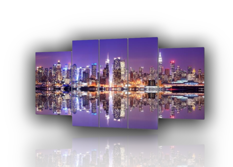 Quadro moderno || New York || Skyline || Quadro grande xxl