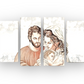 Quadro moderno || Sacra famiglia || Gesù Giuseppe e Maria