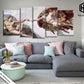 La création d'Adam || La naissance || peinture xxl Michelangelo || Tableaux modernes