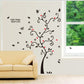 Adesivi murali rimovibili. Adesivi 3D da parete, WALL STICKERS per bambini per camera per soggiorno per sala da pranzo. adesivo murale albero con foto