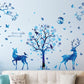 Adesivi murali rimovibili. Adesivi 3D da parete, WALL STICKERS per bambini per camera per soggiorno per sala da pranzo. adesivo murale rimovibile. Animali, albero, fiori e farfalle, principessa frozen