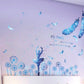 Adesivi murali rimovibili. Adesivi 3D da parete, WALL STICKERS per bambini per camera per soggiorno per sala da pranzo. adesivo murale rimovibile. Animali, albero, fiori e farfalle, principessa frozen
