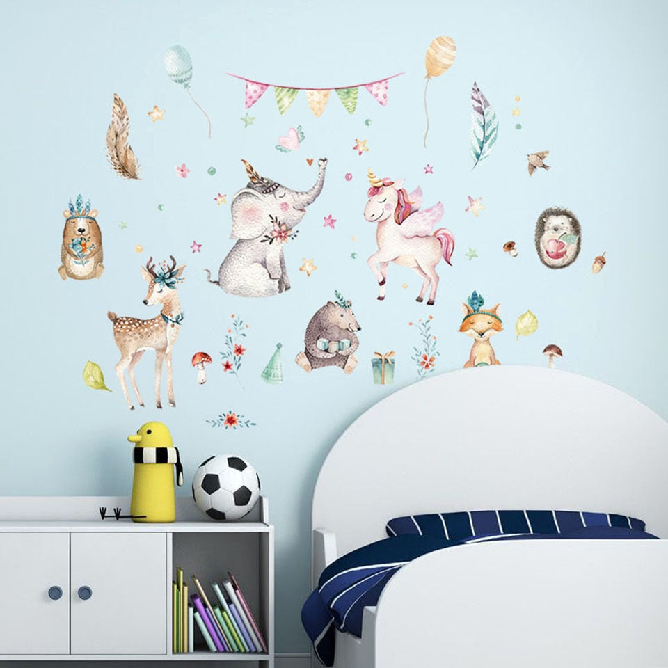 Sticker mural || Animaux || Licorne