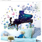 Adesivo murale || Albero, Musica || Fiori e farfalle ||