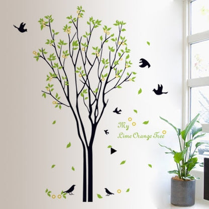 Adesivo murale || Albero || Rondini